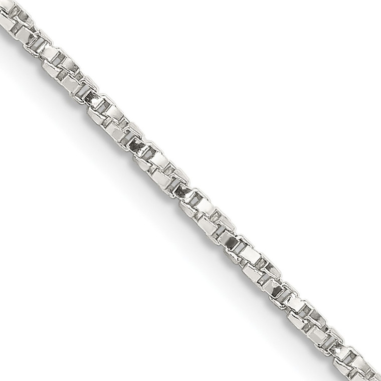 Sterling Silver 1.35mm Twisted Box Chain - QP-89B09ADD-6079
