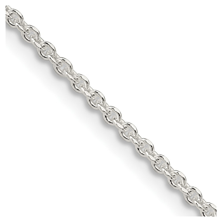 Sterling Silver 1.85mm Diamond-cut Forzantine Cable Chain - QP-00C35BF4-3797