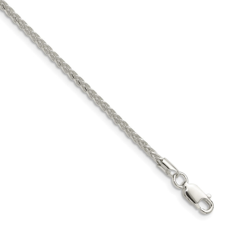 Sterling Silver 2.1mm Diamond-cut Square Spiga Chain - QD-86A73AEA-3362
