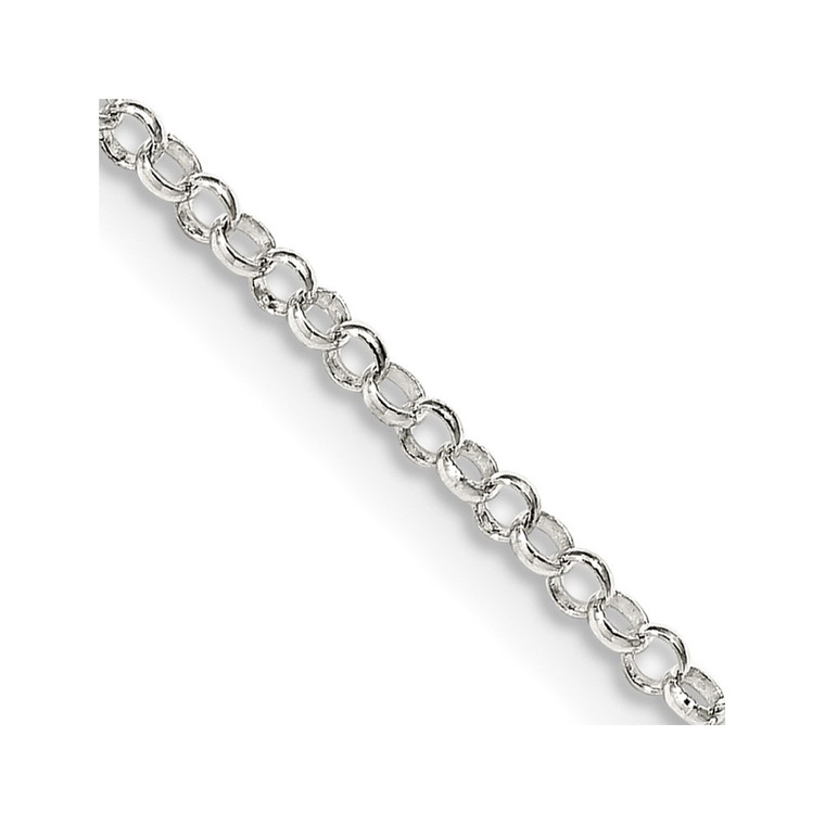 Sterling Silver 2mm Rolo Chain - QF-E8E6F1D5-1711