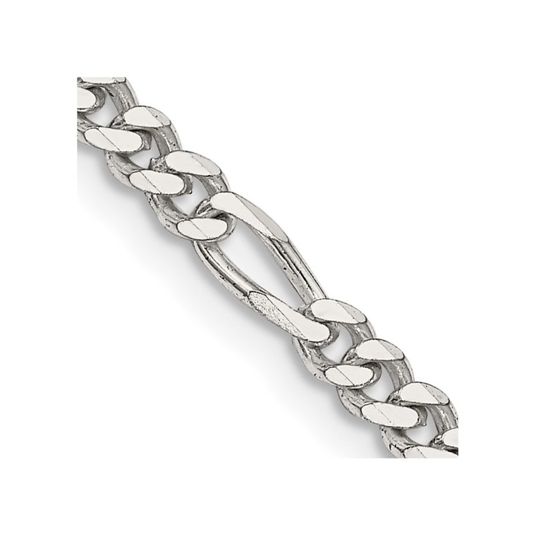 Sterling Silver 3.5mm Figaro Chain - QF-25EEFFD2-9047