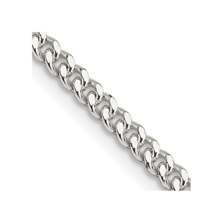 Sterling Silver 3mm Curb Chain - QC-61E8B295-4653
