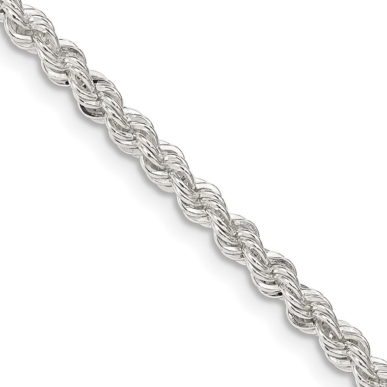 Sterling Silver 3mm Solid Rope Chain - QD-C8E4C924-7528