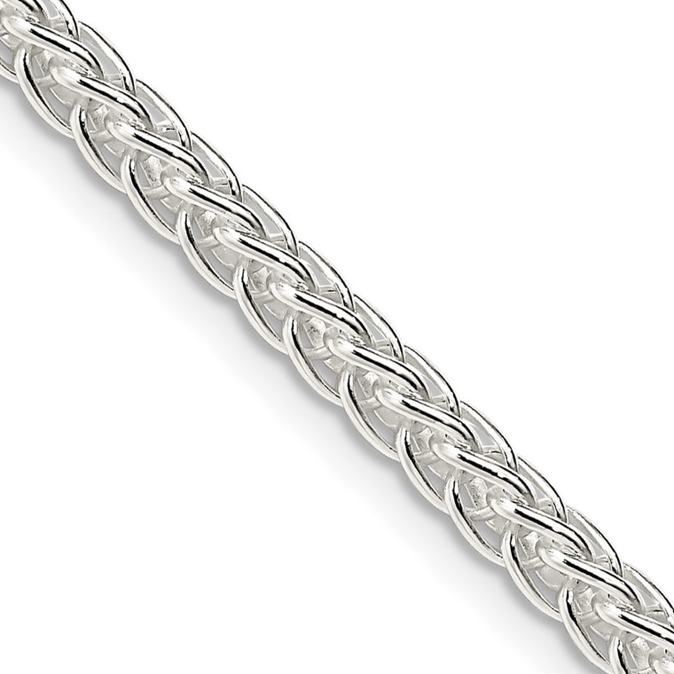 Sterling Silver 3mm Square Spiga Chain - QF-8A650AAB-3951
