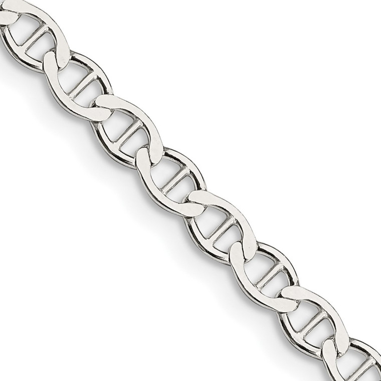 Sterling Silver 4mm Flat Anchor Chain - QL-72382B11-9043