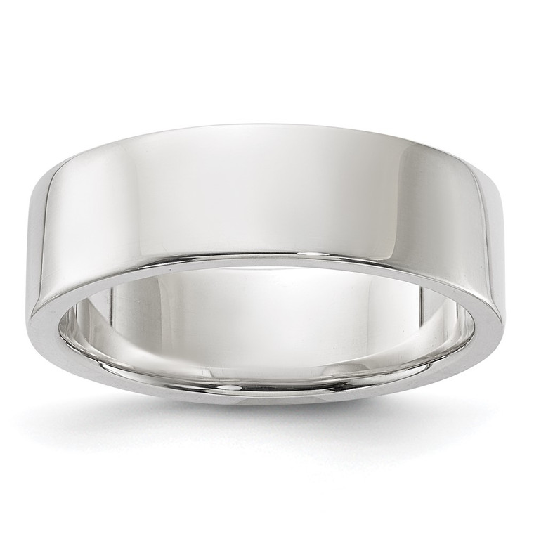 Sterling Silver 6mm Lightweight Flat Size 4 Band