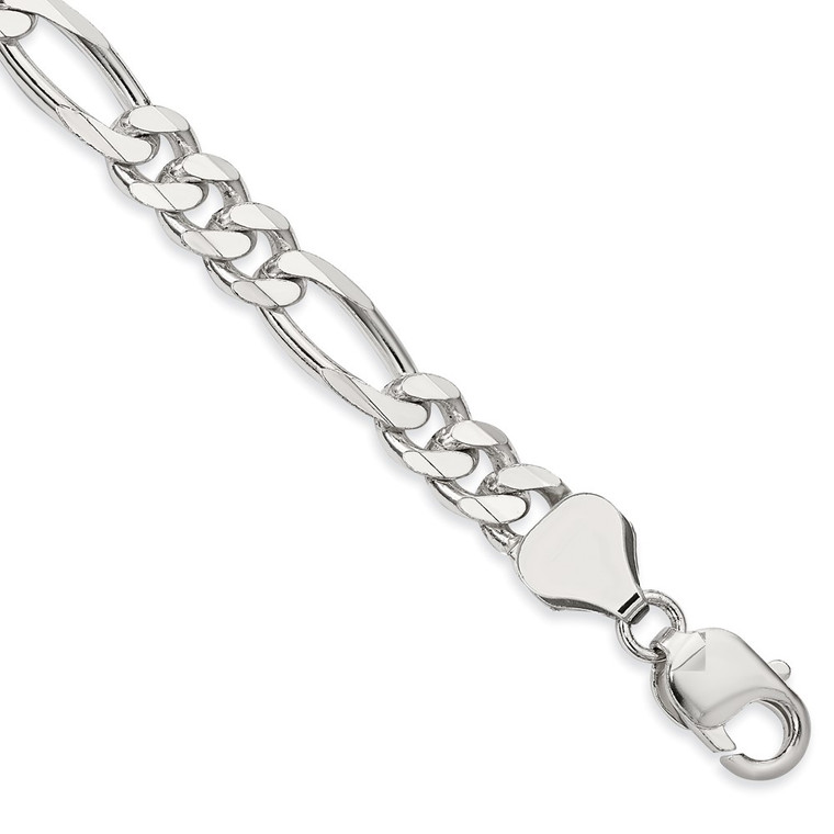 Sterling Silver 8mm Figaro Chain - QF-02250A8D-3515