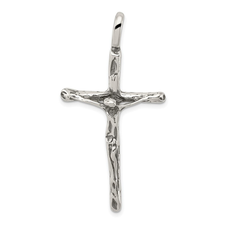 Sterling Silver Antiqued Crucifix Charm - QC-73769205-4487