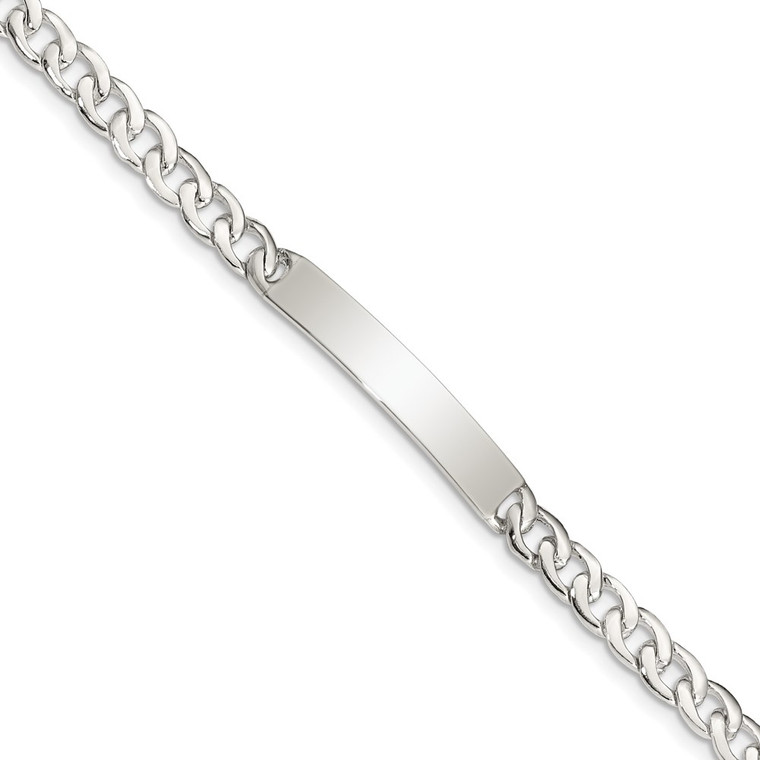 Sterling Silver Baby ID Curb Link Bracelet - QG-8B7CD066-4615