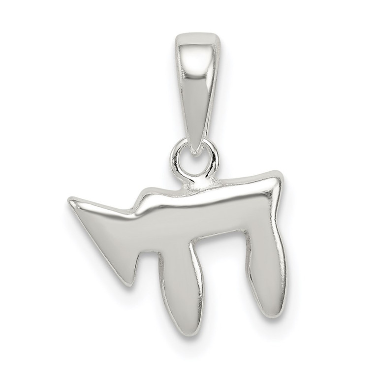 Sterling Silver Chai Pendant - QC-7FBE3EDD-1314