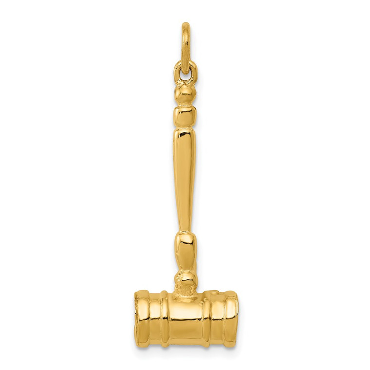 14k 3-D Gavel Charm - A1-EBD5BF36-3387