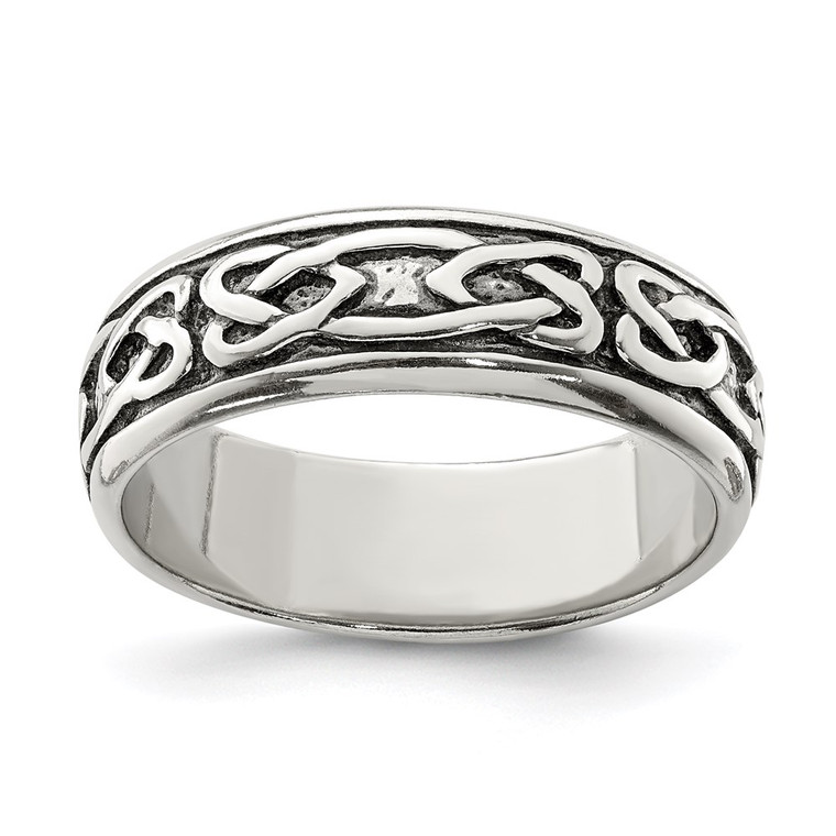 Sterling Silver Design Ring - QR-8C15F80D-3599