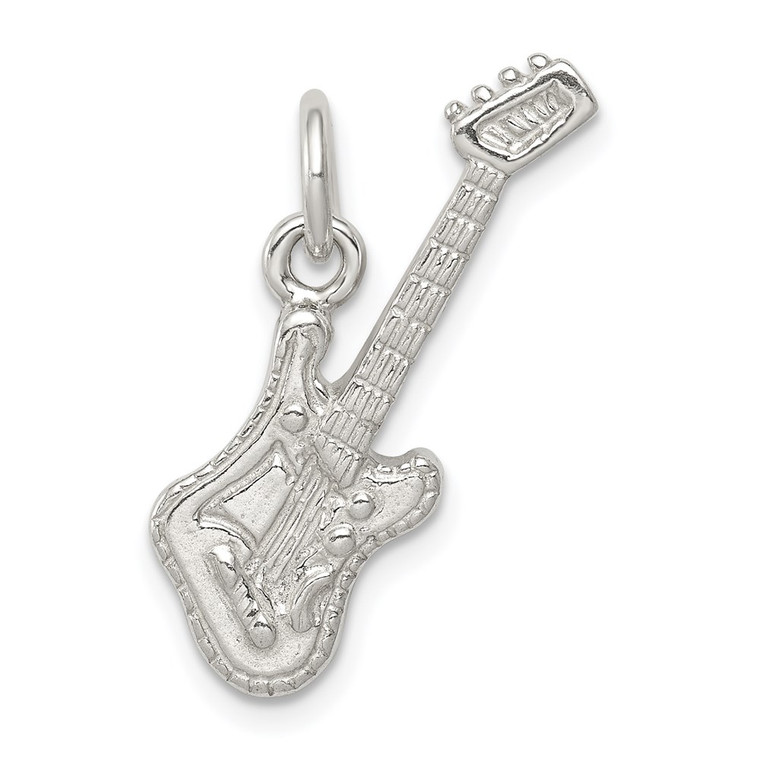 Sterling Silver Electric Guitar Charm - QC-05939696-8418