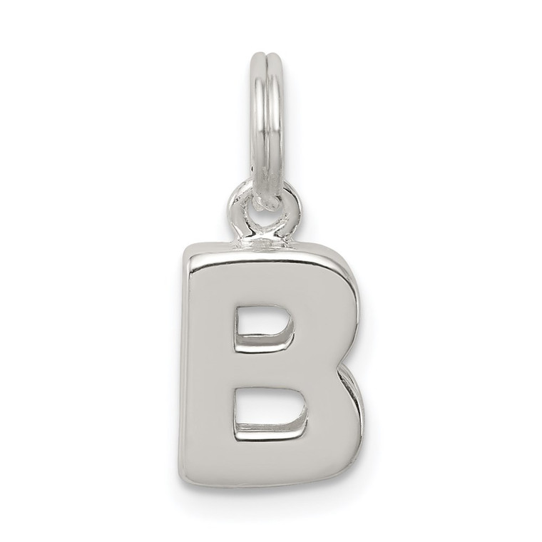 Sterling Silver Letter B Initial Charm - QC-5F96FB08-2322