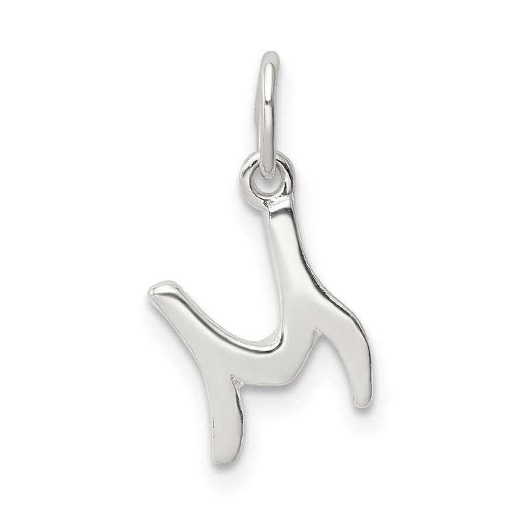 Sterling Silver Letter M Initial Charm - QC-82C09626-2151