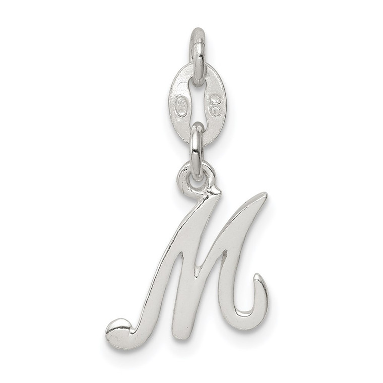 Sterling Silver Letter M Initial Charm - QC-C55383C4-6438