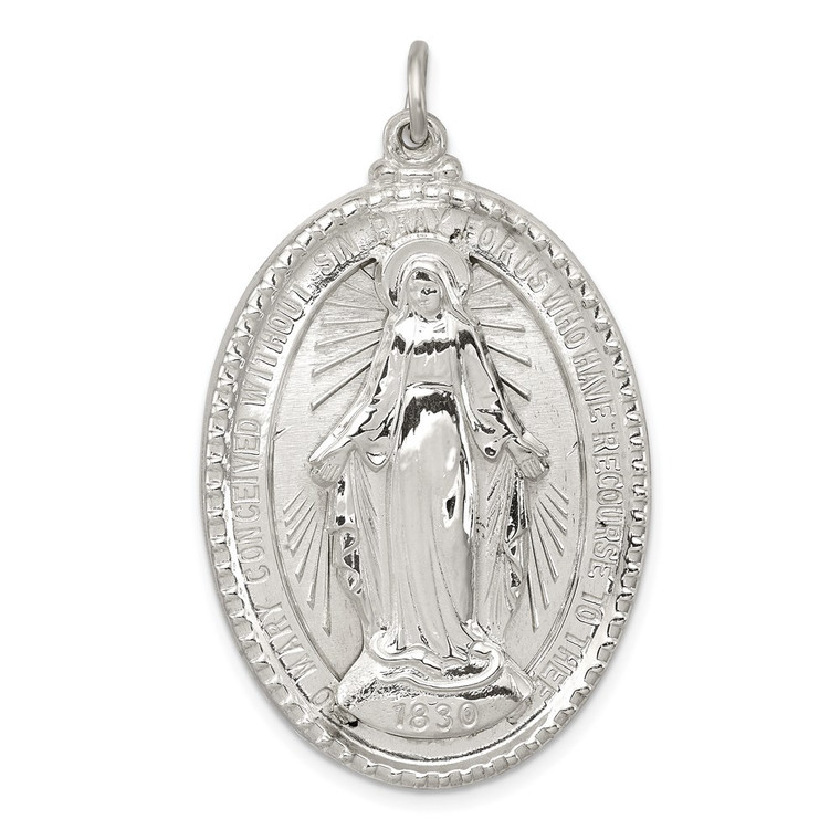 Sterling Silver Miraculous Medal - QC-1ECA52A4-5265