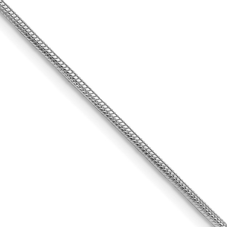 Sterling Silver Rhodium-plated 1.25mm Snake Chain - QS-96956416-5251