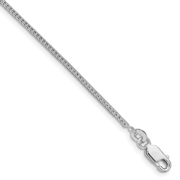 Sterling Silver Rhodium-plated 1.45mm Diamond-cut Round Franco Chain - QF-060694F9-1853
