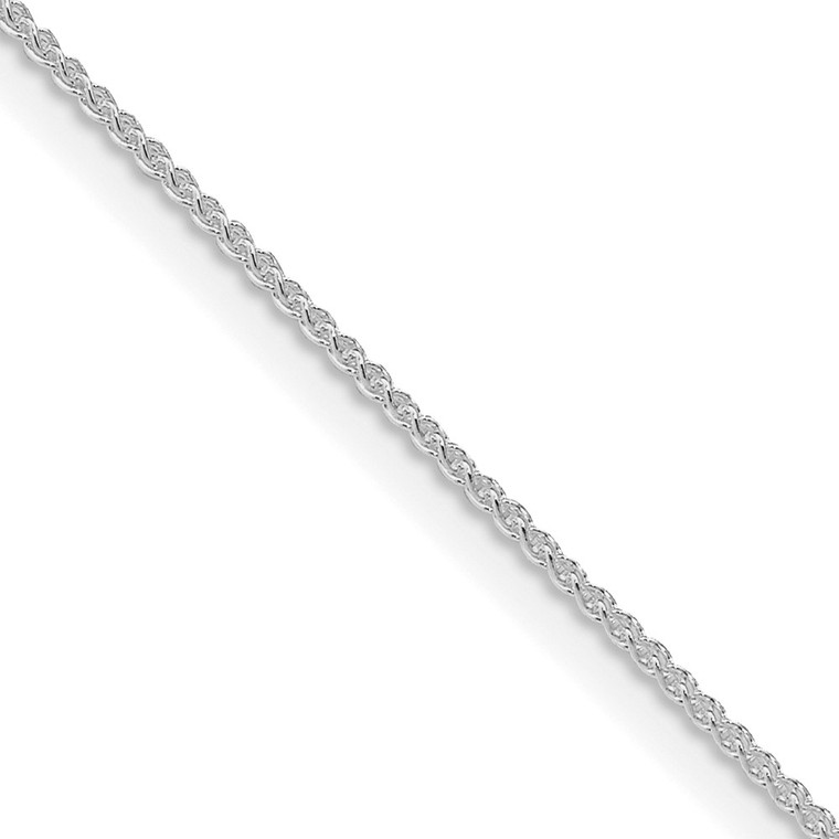 Sterling Silver Rhodium-plated 1mm Round Spiga Chain - QS-A52B4398-6504