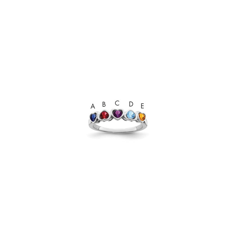 Sterling Silver Rhodium-plated Family Jewelry Mounting - XM-A8DA48F1-6187