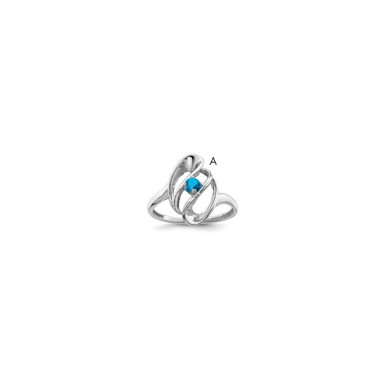 Sterling Silver Rhodium-plated Family Jewelry Mounting - XM-F09A4445-8545