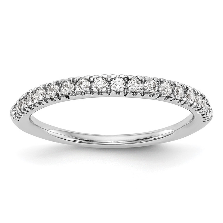 True Origin 14K White Gold 1/4 carat Lab Grown Diamond VS  D E F  Band - RM-BD39C466-8148