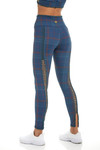 crochet plaid legging Christmas holiday