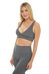 V-neck Giselle top grey V-neck Giselle top grey