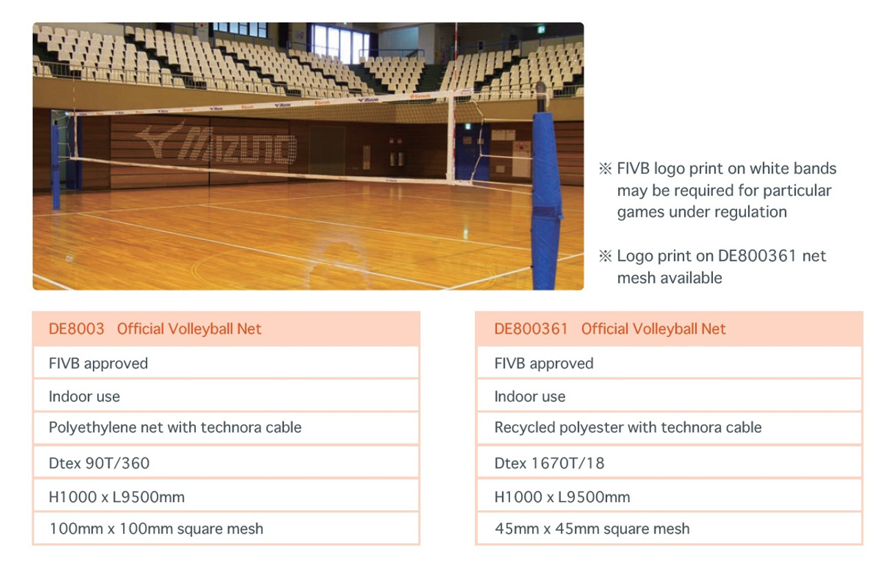 SENOH OFFICIAL VOLLEYBALL NET