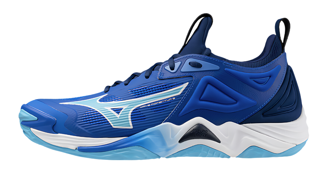 Mizuno Wave Momentum Mugen Blue White Estate Blue