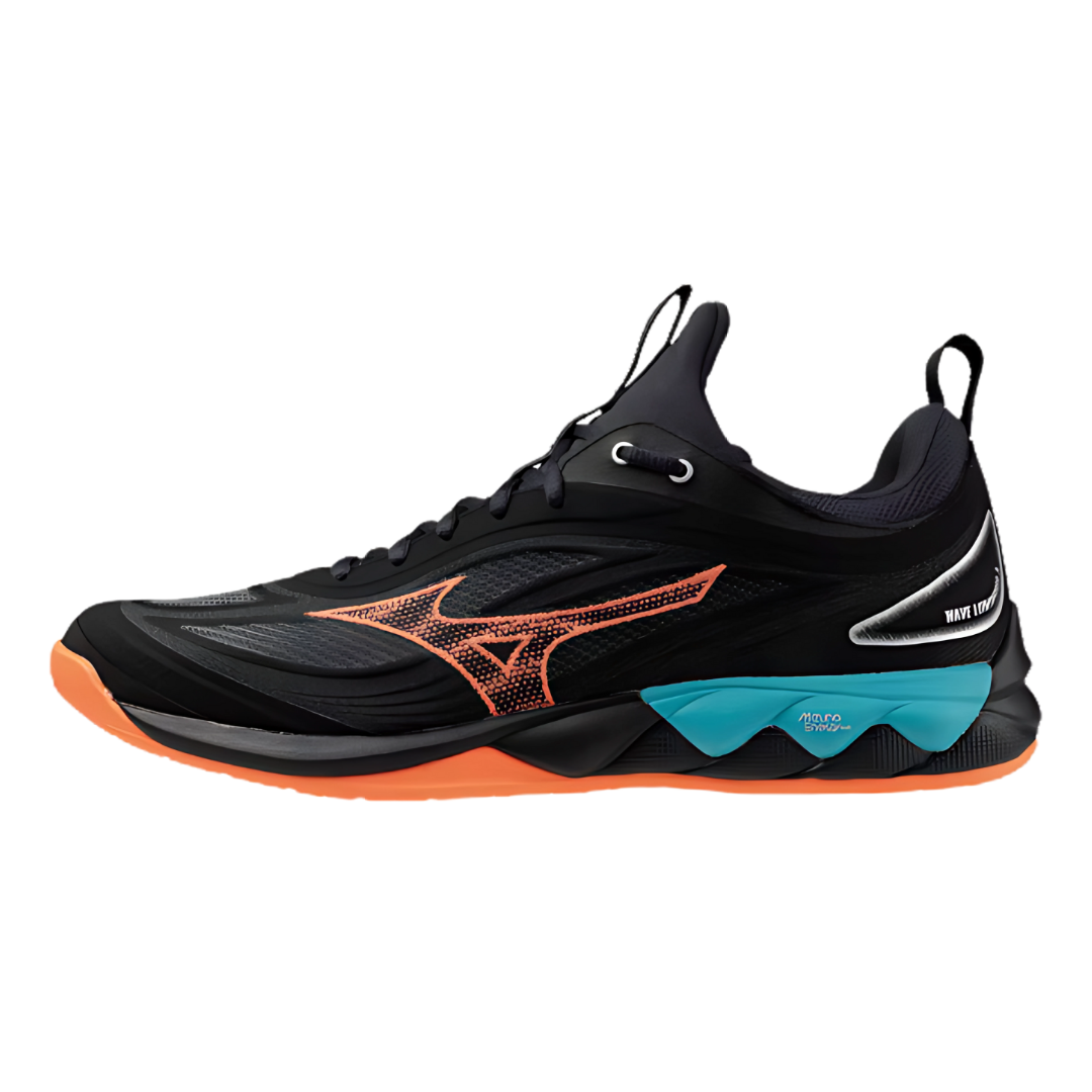 Mizuno Wave Luminous 3 Black/Neon Flame/Peacock Blue [V1GA242006