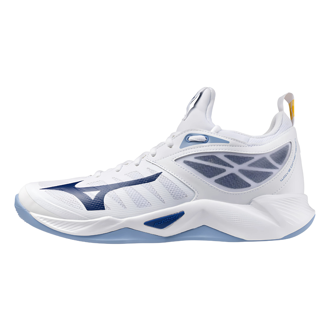 Mizuno Wave Dimension White / Bellwether Blue / Bell Air Blue