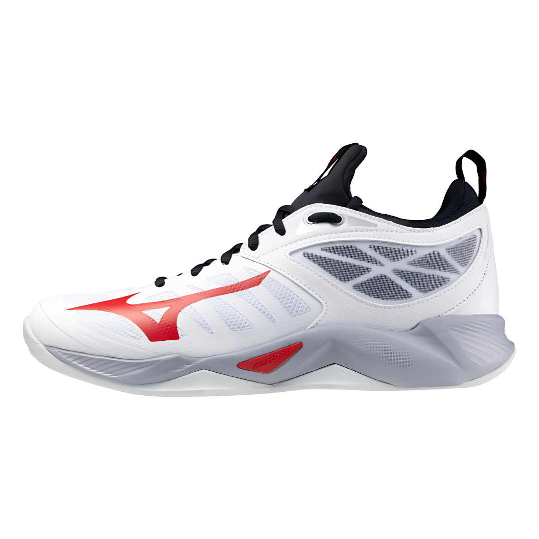 yummyワンウォッシュサイズ1 Mizuno Wave Dimension White / Salsa / Black [V1GA224096]