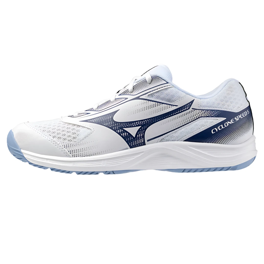 Mizuno Cyclone Speed 5 White/Bellwether Blue/Bel Air Blue