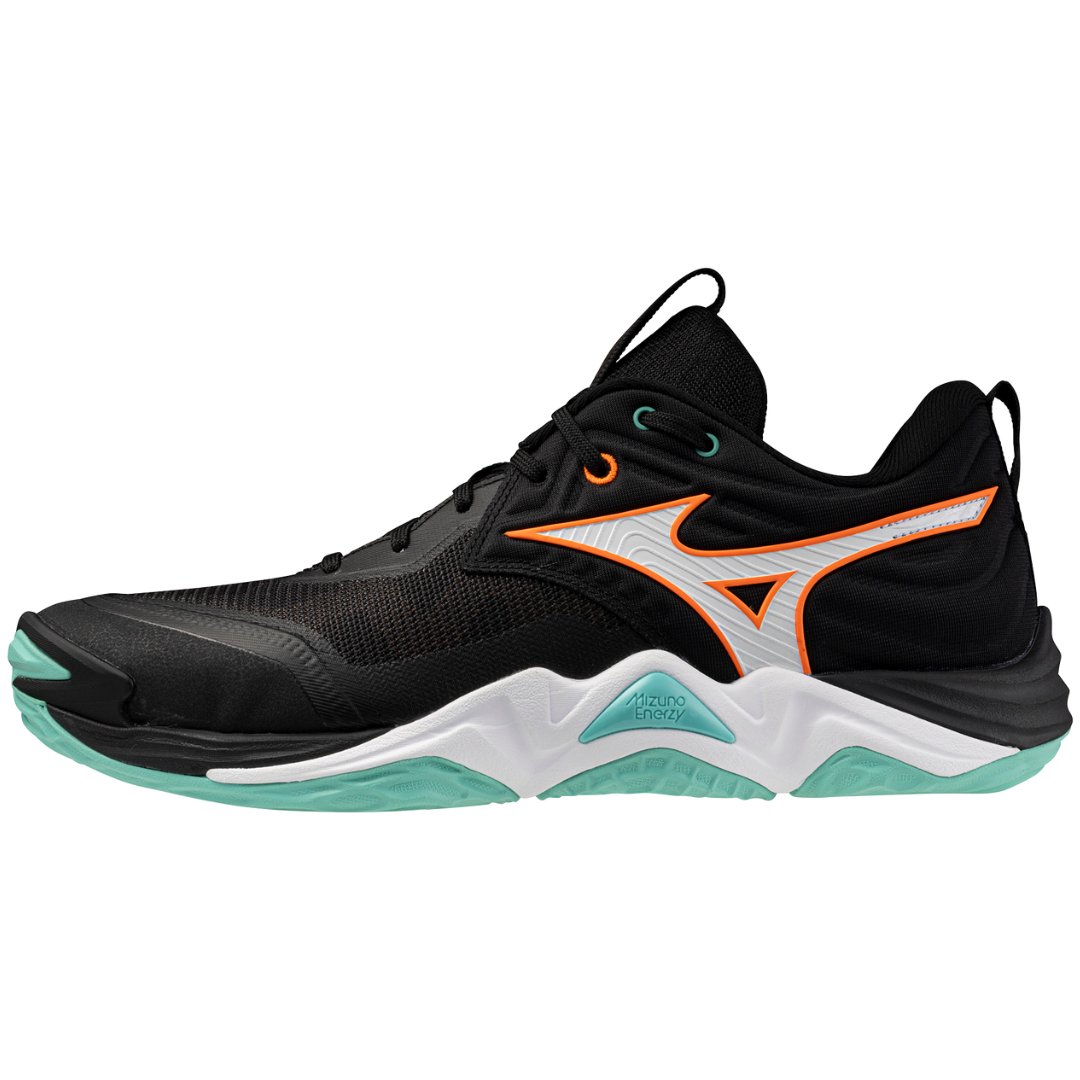 Mizuno Wave Momentum Elite Black / Tangelo / Ice Green [V1GA251212
