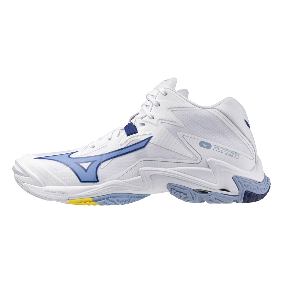 Mizuno Wave Lightning Z8 MID White / Bellwether Blue / Bell Air