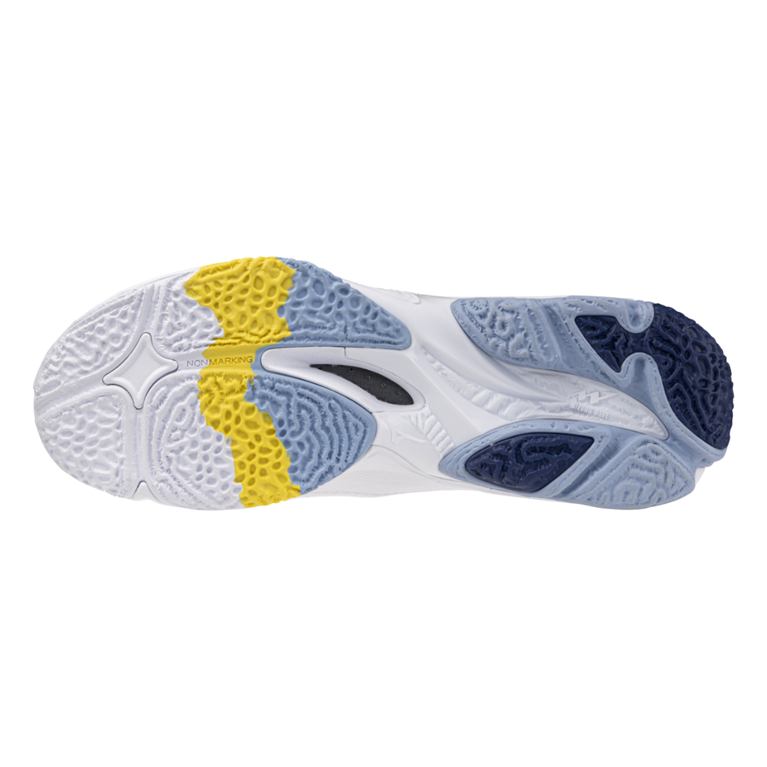 Mizuno Wave Lightning Z8 MID White / Bellwether Blue / Bell Air