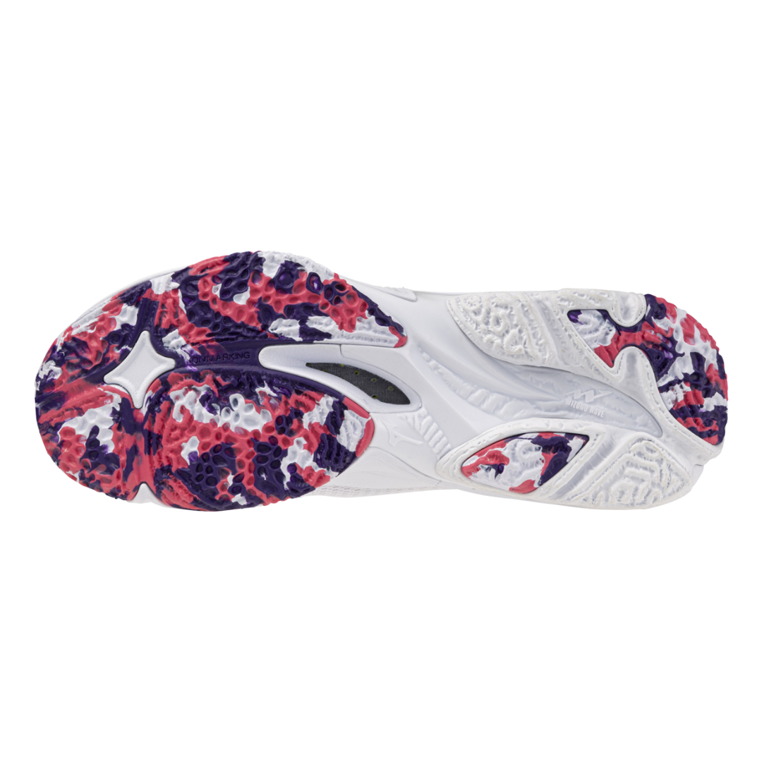 Mizuno Wave Lightning Z8 White / Violet Indigo / Camellia Rose (W