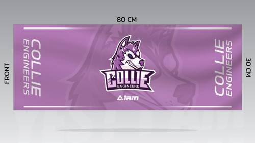 Hsinchu Collie Engineers Club Microfiber Sports & Court Towel (Quick-Dry)