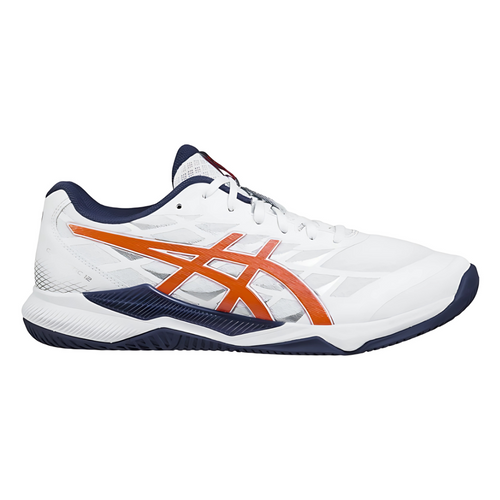 Asics Gel-Tactic 12 White / Nova Orange WIDE(2E) [1073A071-102]