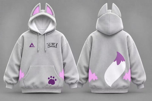 Hsinchu Collie Engineers Grey Collie Hoodie