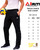 IAM Track Pants Unisex Size Chart