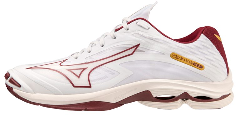 Mizuno Wave Lightning Z7 White / Cabernet / MP Gold [V1GA220045]