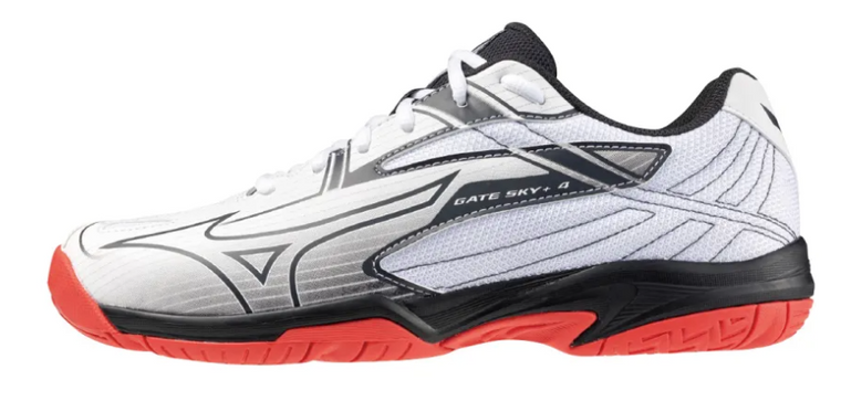 Mizuno Gate Sky Plus 4 Wide(3E) White / Black / Cayenne [71GA242103]