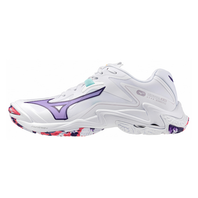 Meiiii Mizuno Wave Lightning Z8 White / Violet Indigo / Camellia Rose (W