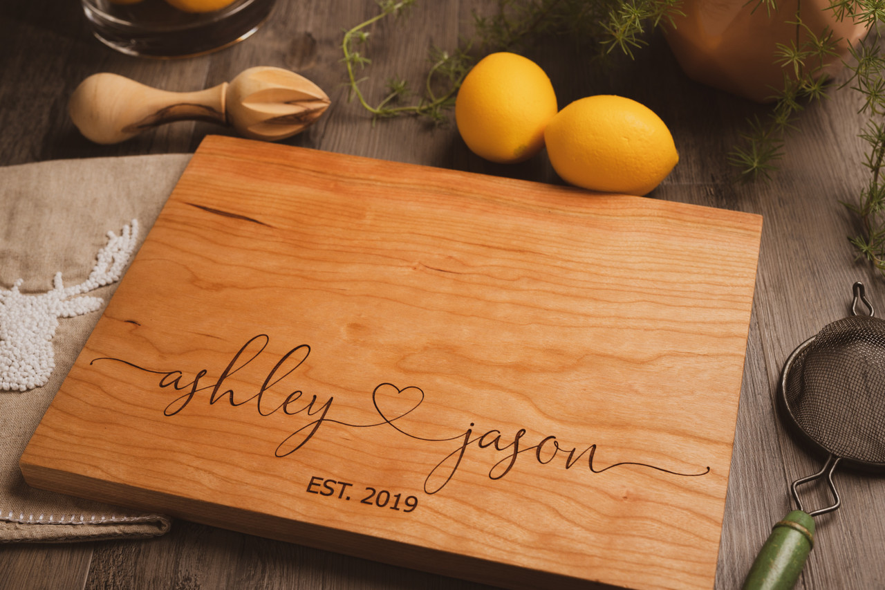 Wife Gift | Engarved Personalised Cutting Board Gift | Christmas Birthday  Chopping Board Gift