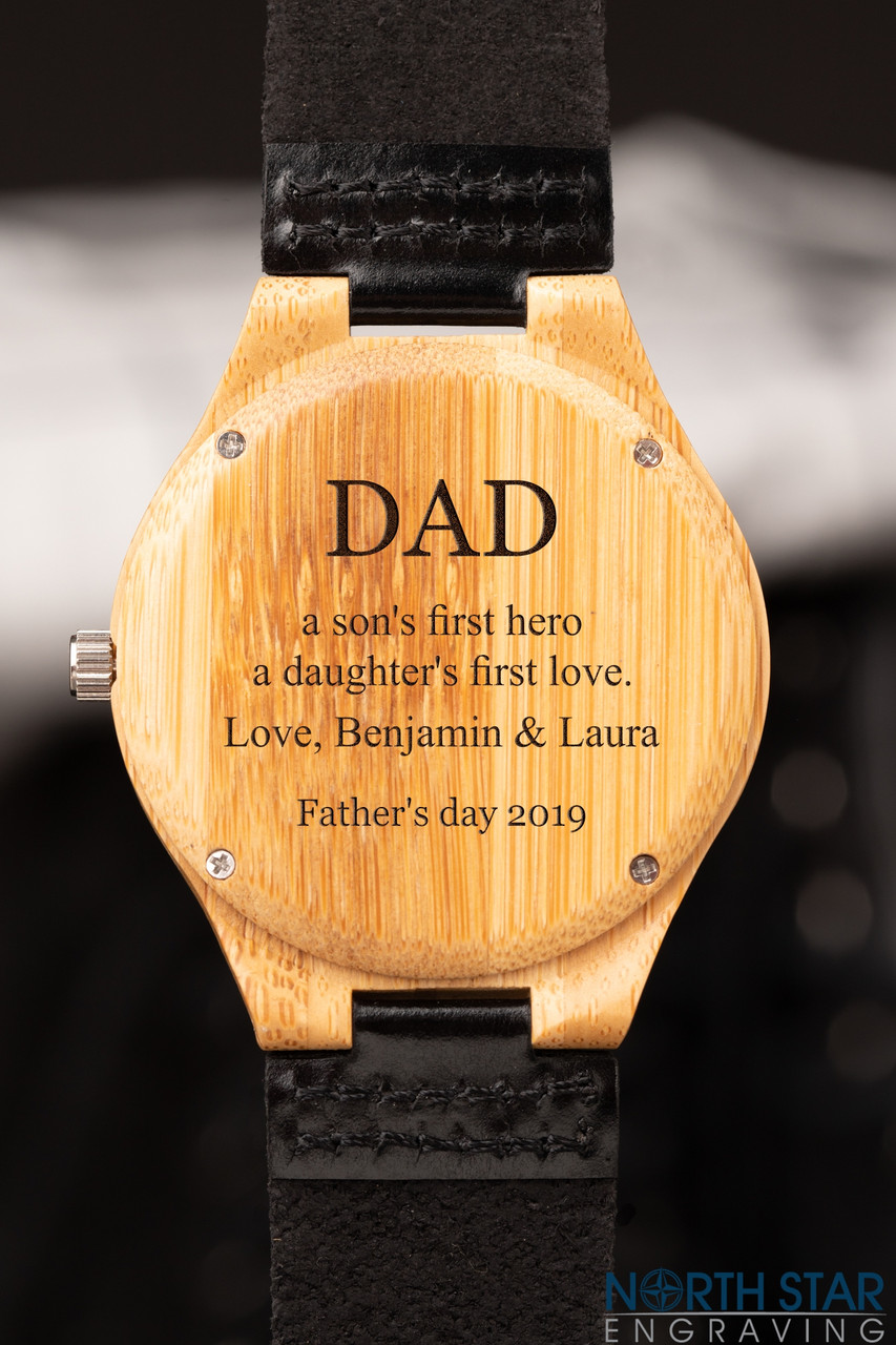 Dad watch store engraving