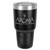 Black 30 oz mug