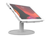 White Freestanding Countertop Kiosk for iPad Pro 12.9" 6th | 5th | 4th | 3rd Gen Front View